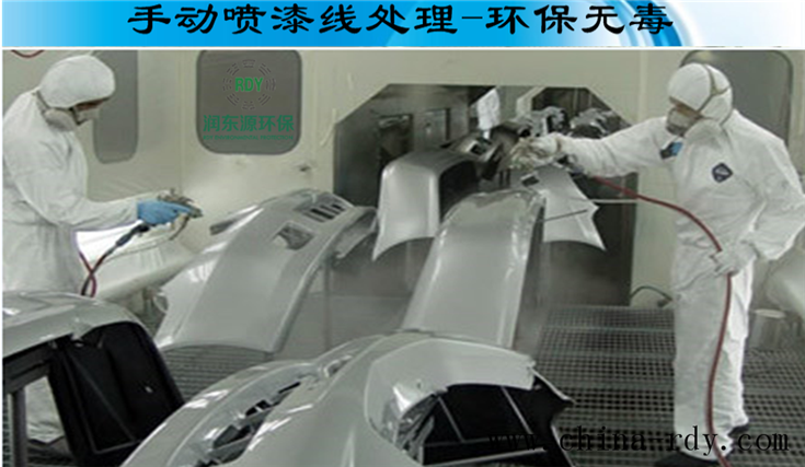 101AB廢水處理噴漆現(xiàn)場(chǎng)圖